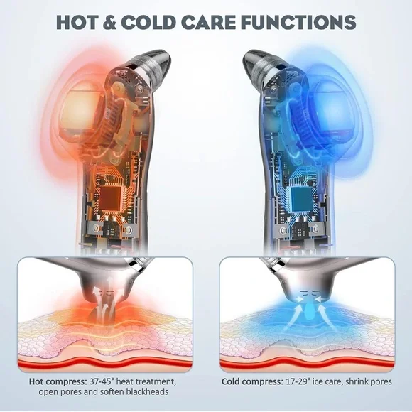 Blackhead Remover Pore Vacuum, USB Rechargeable Acne Cleaner - Picture 3 of 7